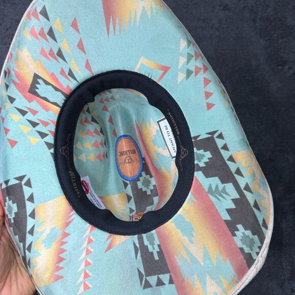 Western Cowboy BULLHIDE FUR Hat BY MonteCarlo HAT COMPANY SMALL SIZE UNISEX - Picture 3 of 14